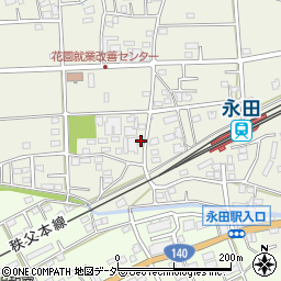 埼玉県深谷市永田1448周辺の地図