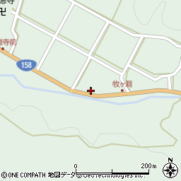 岐阜県高山市清見町牧ケ洞1572周辺の地図