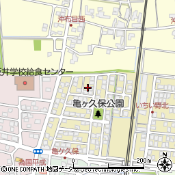 福井県坂井市春江町為国亀ケ久保42周辺の地図