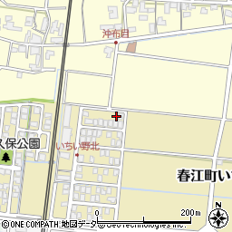 福井県坂井市春江町いちい野北117周辺の地図