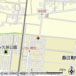 福井県坂井市春江町いちい野北114周辺の地図