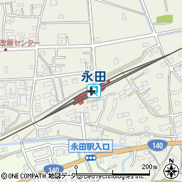 埼玉県深谷市周辺の地図