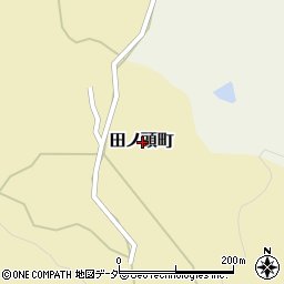 福井県福井市田ノ頭町周辺の地図