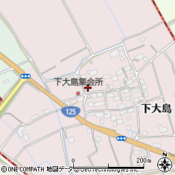 茨城県つくば市下大島820周辺の地図