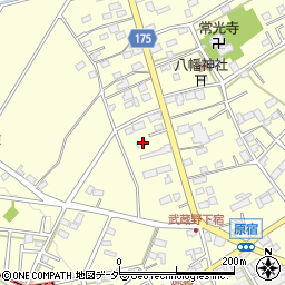 埼玉県深谷市武蔵野1590周辺の地図