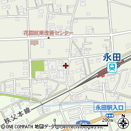 埼玉県深谷市永田1438周辺の地図