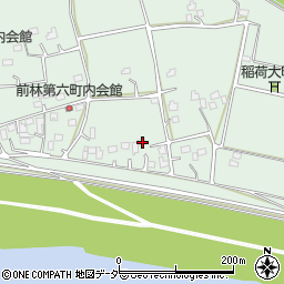 茨城県古河市前林451周辺の地図
