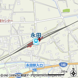 埼玉県深谷市永田159周辺の地図