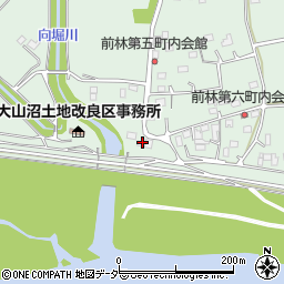 茨城県古河市前林358-2周辺の地図