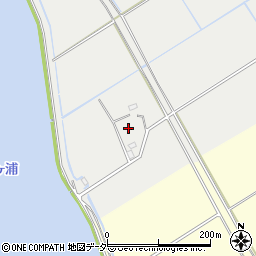 茨城県行方市羽生452-7周辺の地図