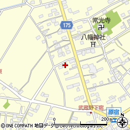 埼玉県深谷市武蔵野1593周辺の地図