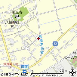 埼玉県深谷市武蔵野1799周辺の地図