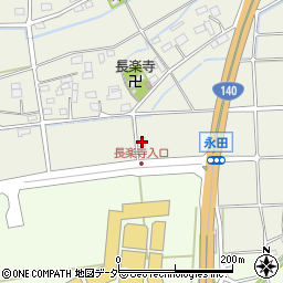 埼玉県深谷市永田1256周辺の地図