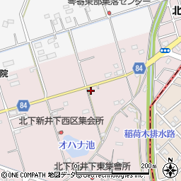埼玉県加須市北下新井224周辺の地図