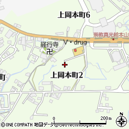 岐阜県高山市上岡本町2丁目周辺の地図