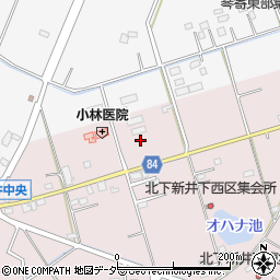 埼玉県加須市北下新井284周辺の地図