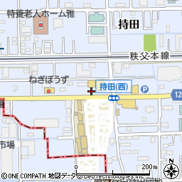 ワークマンプラス行田店駐車場周辺の地図