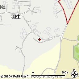 茨城県行方市羽生2100周辺の地図