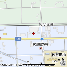 秩父運輸倉庫周辺の地図