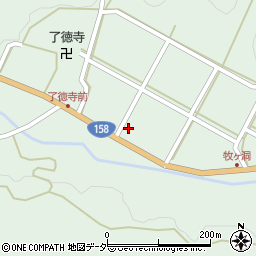 岐阜県高山市清見町牧ケ洞1494周辺の地図