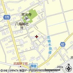 埼玉県深谷市武蔵野1795周辺の地図