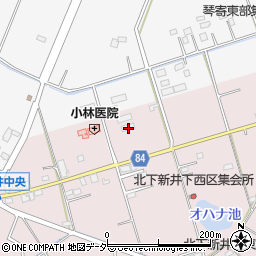 埼玉県加須市北下新井283周辺の地図