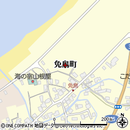 福井県福井市免鳥町周辺の地図