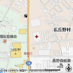 西友塩尻野村店周辺の地図