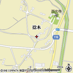 茨城県行方市捻木425周辺の地図