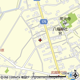 埼玉県深谷市武蔵野1614周辺の地図
