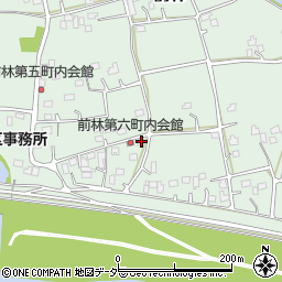 茨城県古河市前林413周辺の地図
