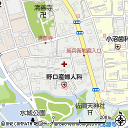 埼玉県行田市天満周辺の地図