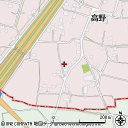 茨城県古河市高野1680周辺の地図