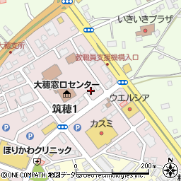 株式会社中城本社周辺の地図