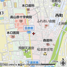 日本エンヂニヤーサービス株式会社　高山出張所周辺の地図