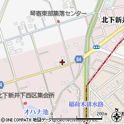 埼玉県加須市北下新井214周辺の地図