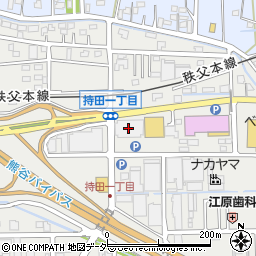 ニラク行田持田店周辺の地図
