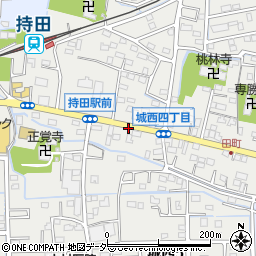 埼玉県行田市城西周辺の地図