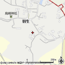 茨城県行方市羽生2096周辺の地図