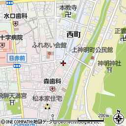 岐阜県高山市上川原町90-2周辺の地図
