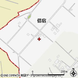茨城県鉾田市借宿2321周辺の地図