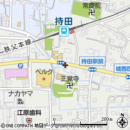 持田駅入口周辺の地図