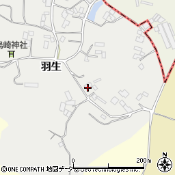 茨城県行方市羽生2194周辺の地図