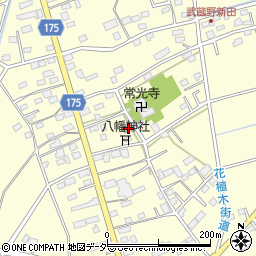 埼玉県深谷市武蔵野1863周辺の地図