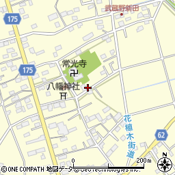埼玉県深谷市武蔵野1860周辺の地図