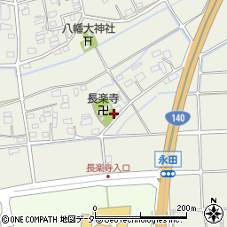 埼玉県深谷市永田699周辺の地図