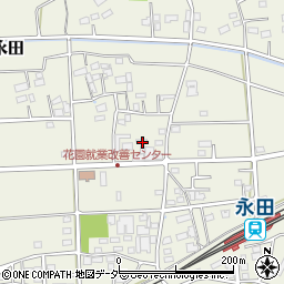 埼玉県深谷市永田1409周辺の地図