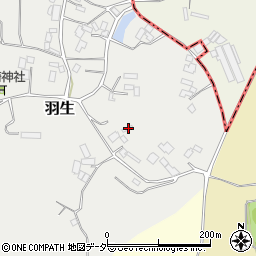 茨城県行方市羽生2193-8周辺の地図