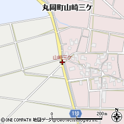山崎三ケ周辺の地図