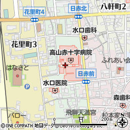 岐阜県高山市天満町周辺の地図
